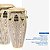 Conga Par LP Latin Percussion Galaxy Giovanni AW 11 e 11 3/4 Dourada - Imagem 10