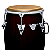 Conga LP Latin Percussion Classic DW 12 1/2 Tumba LP552X-DW - Imagem 4