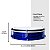 Tamborim Gope 6" Selfie Azul Frisado Nylon Alumínio - Imagem 5