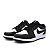 TÊNIS NIKE  AIR JORDAN LOW PRETO BRANCO - Imagem 2
