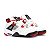 BOTA AIR JORDAN 4 RETRO FIRE RED – BRANCA VERMELHA - Imagem 2