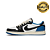 TÊNIS TRAVIS SCOTT x AIR JORDAN 1 LOW BLACK PHANTOM - AZUL - PREMIUM - Imagem 2