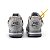 BOTA AIR JORDAN 4 RETRO SNOW GRAY - CINZA NEVE - Imagem 5