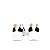 CHUNKY SNEAKERS  BRANCO OURO PRETO - Imagem 2