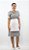Vestido Pied de Poule com Avental - Imagem 1