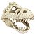 Enfeite aquário esqueleto cabeça tiranossauro rex grande 40229 - Imagem 4