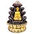 Fonte de água decorativa sala jardim Buda meditação bivolt led 037 - Imagem 3