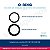 O-ring kit anel vedação filtro UV Oceantech 9w 13w 18w 36w - Imagem 2