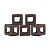 Enfeite aquario WFish black square CST-3111 - Imagem 1
