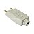 Plugue tomada 2P 2 pinos 10a 180º macho manutenção filtro kit com 5 - Imagem 5
