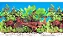 Enfeite aquário Aquam painel estampado dupla face 100x30cm PN03 - Imagem 5