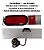 Régua Sinalizadora Blindada Transbike Luz Led Rubi - Imagem 3