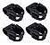 4 Presilhas de Borracha Para Suporte de Bicicleta - Transbike - Imagem 1