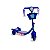 Patinete Infantil Mini Com Cestinha Azul Com Freio Luz E Som - Imagem 1