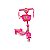 Patinete Infantil Mini Com Cestinha Rosa Com Freio Luz Som - Imagem 1