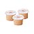 Pote Descartável Com Tampa 145ml Freezer E Microondas 24un - Imagem 1