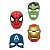 Kit Máscaras Avengers Super Heróis Marvel Fantasia Infantil - Imagem 1