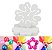 12 Suporte Clip Balão Látex Flor Parede Decoração Festa Ar - Imagem 1