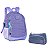 Kit Mochila e Estojo Rebecca Bonbon Roxo - Clio 3127 - Imagem 1