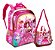 Kit Mochila Costas E Lancheira Princesa Yris Infantil 7024 - Imagem 1