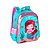 Mochila Costas Escolar Infantil Sereia Serena Cor Azul - Imagem 1