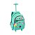 Mochila de Rodinhas Escolar Unicornio Infantil Seanite Verde - Imagem 1