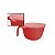 Kit Tigela Inovar Vermelho  + Termômetro digital Culinário - Imagem 3