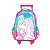Mochila de Rodinhas Escolar Unicórnio Infantil Clio cor Rosa - Imagem 1