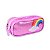 Estojo Escolar Duplo Unicornio Glitter Arco íris Infantil - Imagem 3
