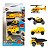 Kit Mini Veículos Carrinhos Amarelo 4 un - Toyng - Imagem 1