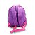 Mochila Escolar Costas Clio Infantil Corujinha Lilás - Imagem 3