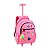 Kit Mochila de Rodinhas + Lancheira - Unicórnio - Rosa - Imagem 2