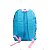 Mochila Escolar Costas Juvenil Estampada Gatinho Clio Azul - Imagem 2