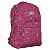 Mochila Escolar Costas Clio Style Estampa Cactos Roxa - Imagem 1