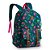 Mochila Escolar Costas Juvenil Flamingo Tropical Cor Verde - Imagem 1
