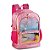 Mochila Escolar Infantil Clio Sereia Stweet queen Rosa - Imagem 1