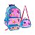Kit Escolar Mochila Costas + Lancheira + Estojo Holográfico - Imagem 1