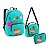 Kit Mochila + Estojo + Lancheira Verde ColorUp - Seanite - Imagem 1