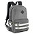Mochila Escolar Costas Gangster Juvenil Cinza - Imagem 1
