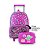 Kit Escolar Mochila de Rodinhas Cactos Clio Kids infantil - Imagem 3
