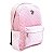 Mochila  Escolar Costas Capricho Veludo Rosa Juvenil - Imagem 3