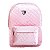 Mochila  Escolar Costas Capricho Veludo Rosa Juvenil - Imagem 1