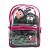 Kit Luluca Mochila + Estojo Rosa Pink Transparente - Clio - Imagem 2