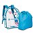 Kit Luluca Mochila + Estojo Azul Transparente - Clio - Imagem 2