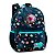 Kit Mochila Luluca + Lancheira+ Estojo Azul Escuro Jeans - Imagem 2