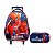 Mega Kit Escolar Homem aranha Mochila de rodas e Estojo - Imagem 1