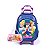 Mochila De Carrinho Princesas Disney Escolar Infantil Paetê - Imagem 1