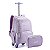 Kit Mochila de Rodinhas + Estojo Lilás Metalizado - Colorup - Imagem 1