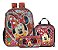 Mochila Escolar Costas Com Lancheira + Estojo Minnie Mouse - Imagem 1