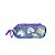 Estojo Escolar Duplo Jeans unicornio Cor Roxo - Imagem 1